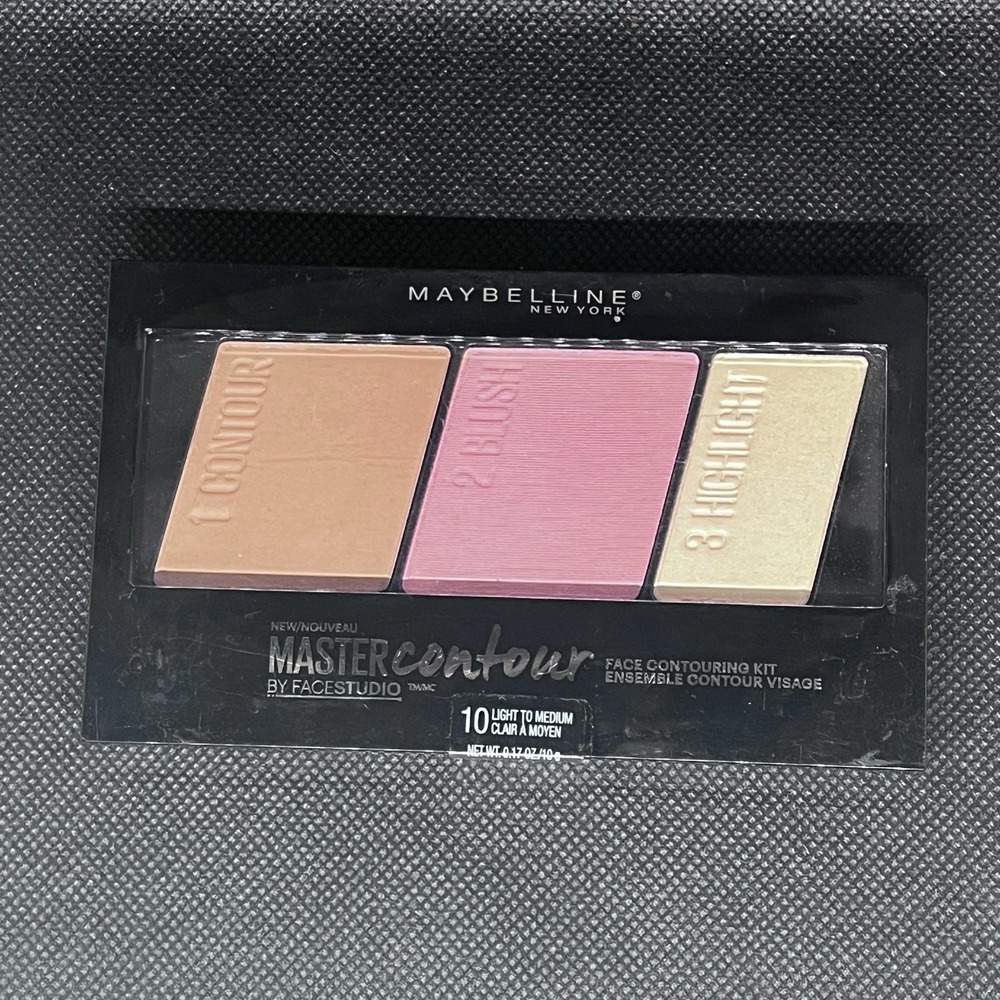 Maybelline Master Contour FaceStudio Contouring 10 Light/Med New Sealed